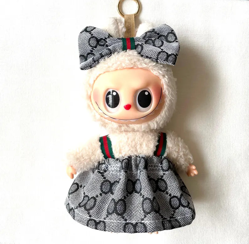 Dress With Bow For Labubu