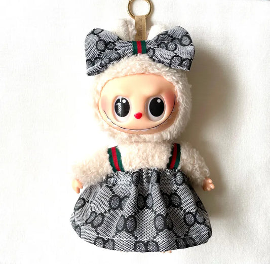 Dress With Bow For Labubu